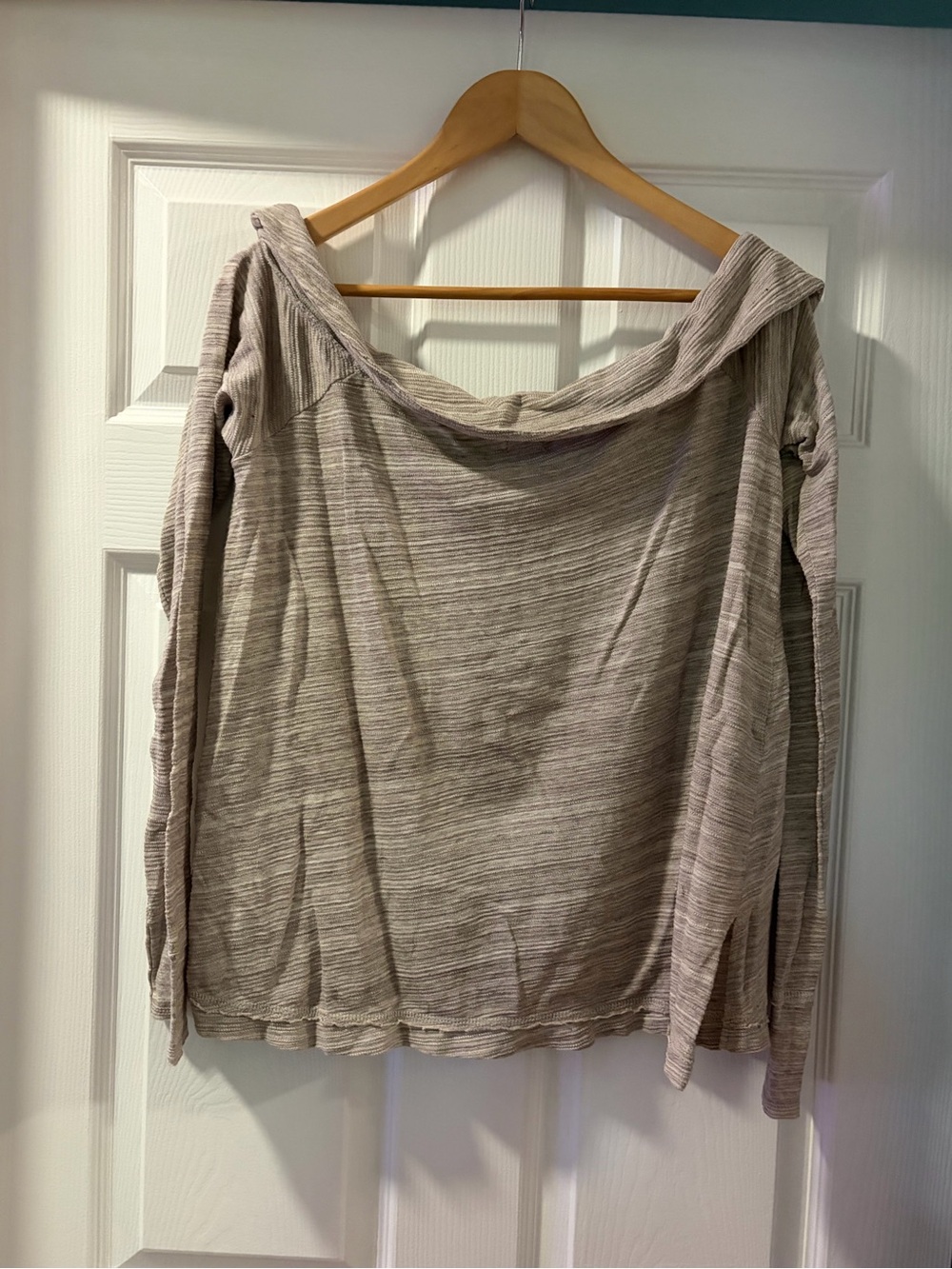 Lightweight Taupe Long Sleeve Top